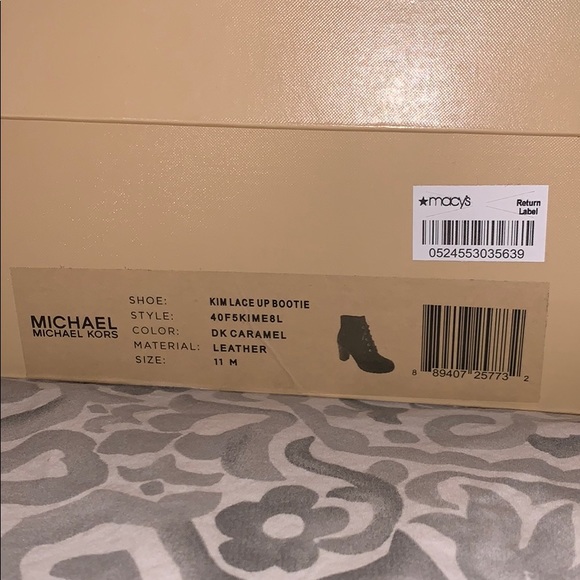 Michael Kors Kim Lace-Up Bootie - Picture 5 of 8